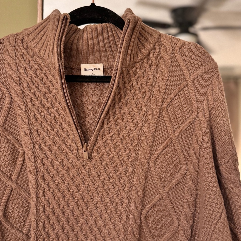 Aritzia wool 1/4 zip